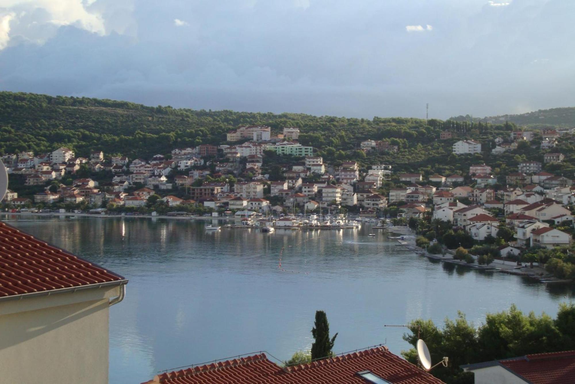 Ferienwohnung Panoramablick Trogir Exterior foto